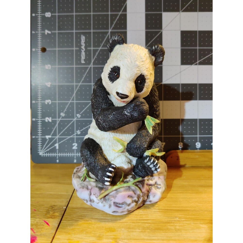 Lefton Panda Figurine-Hand Painted - Sit